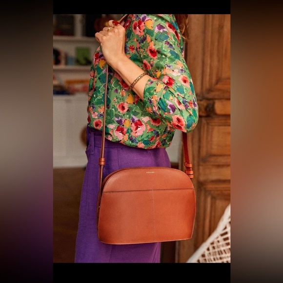 Sezane Grande Victor 2 Handles Purse. Black - Picture 8 of 16